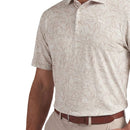 Puma Cloudspun Marine Botanical Polo Shirt - Warm White