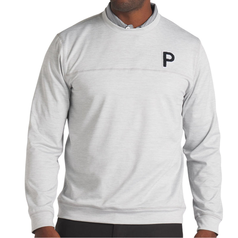 Puma Cloudspun Patch Crewneck Sweater - Ash Gray Heather