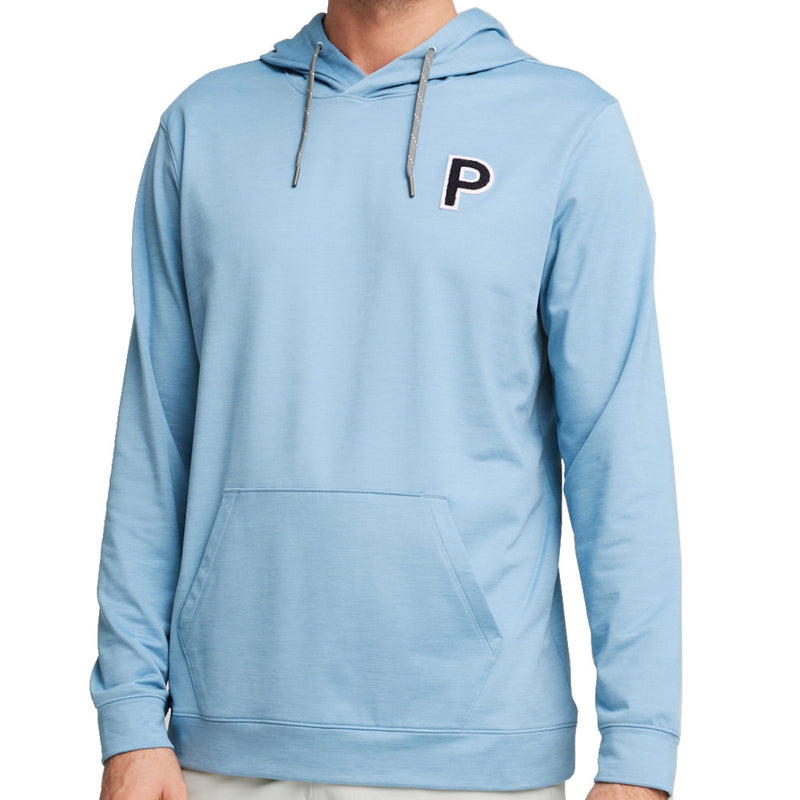 Puma Cloudspun Patch Hoodie - Zen Blue Heather