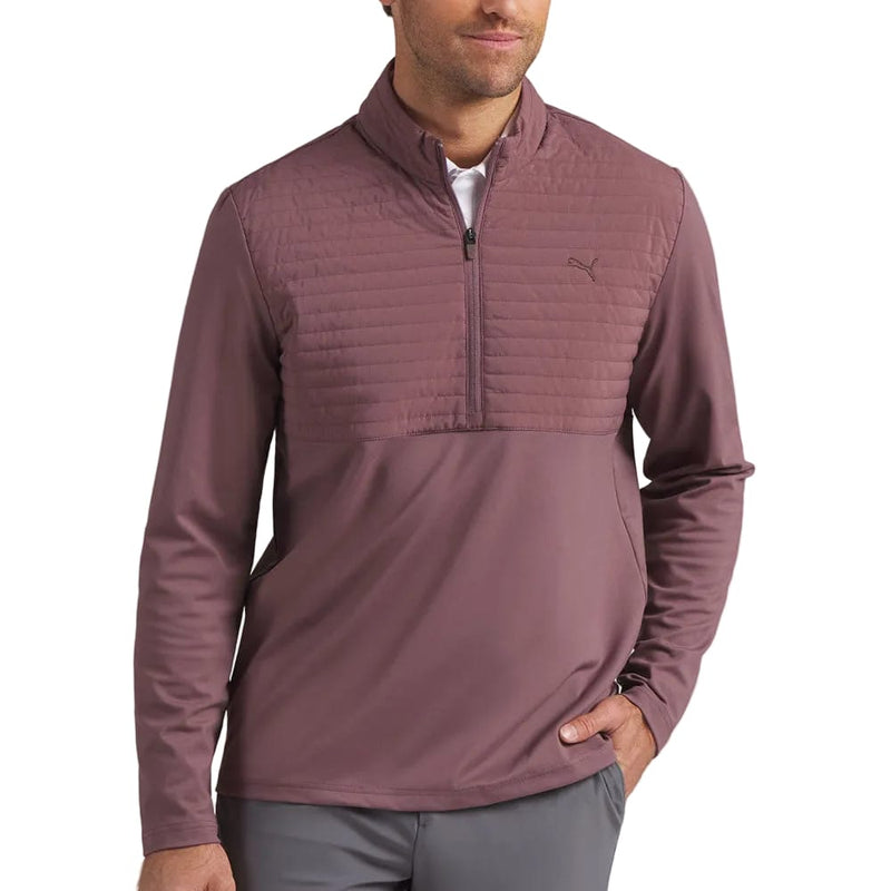 Puma Cloudspun Tech Hybrid 1/2 Zip Pullover - Rich Cocoa