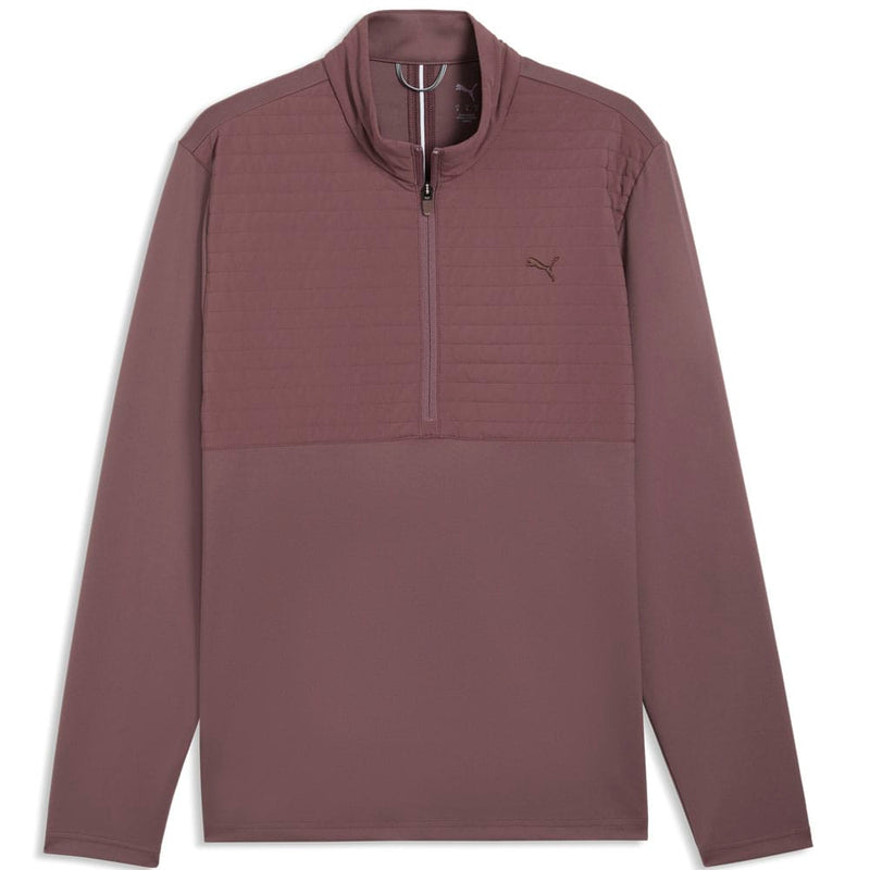 Puma Cloudspun Tech Hybrid 1/2 Zip Pullover - Rich Cocoa