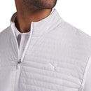Puma Cloudspun Tech Hybrid 1/2 Zip Pullover - White Glow/Platino Gray