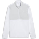Puma Cloudspun Tech Hybrid 1/2 Zip Pullover - White Glow/Platino Gray