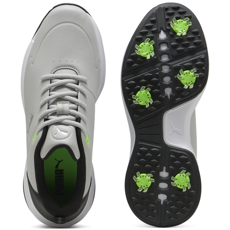 Puma Fusion Blur Spiked Shoes - Ash Grey/Puma Black