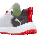 Puma Fusion Crush Sport JR Spikeless Waterproof Shoes - White/Dark Coal