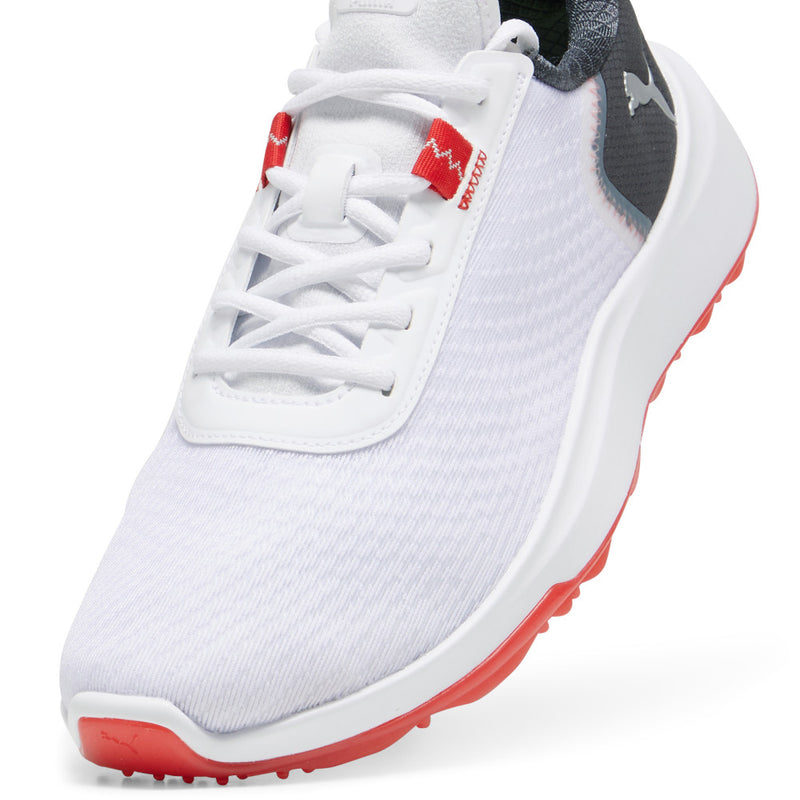 Puma Fusion Crush Sport Spikeless Waterproof Shoes - White/Dark Coal