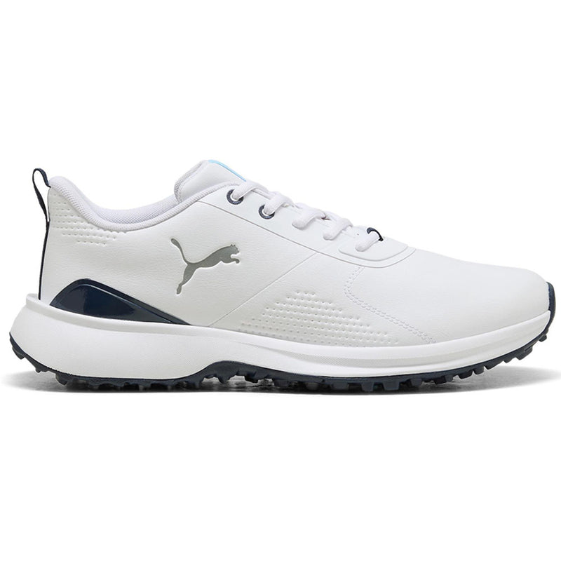 Puma Fusion Grip 6 Evo Waterproof Spikeless Shoes - Puma White/Puma Silver