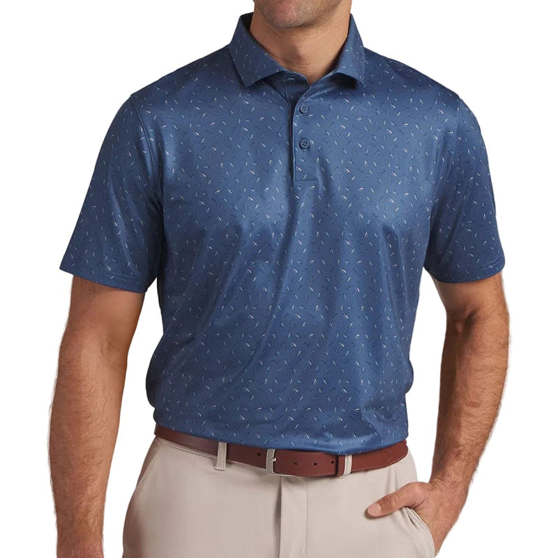 Puma MATTR Fly Polo Shirt - Dark Indigo
