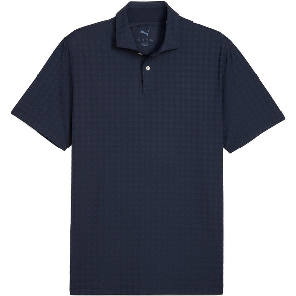 Puma MATTR Houndstooth Polo Shirt - Deep Navy