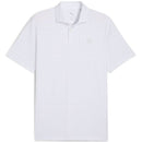 Puma MATTR Houndstooth Polo Shirt - White Glow