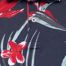 Puma MATTR Luau Polo Shirt - Deep Navy/Red Fire