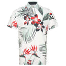Puma MATTR Luau Polo Shirt - White Glow/Red Fire