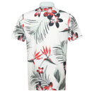 Puma MATTR Luau Polo Shirt - White Glow/Red Fire