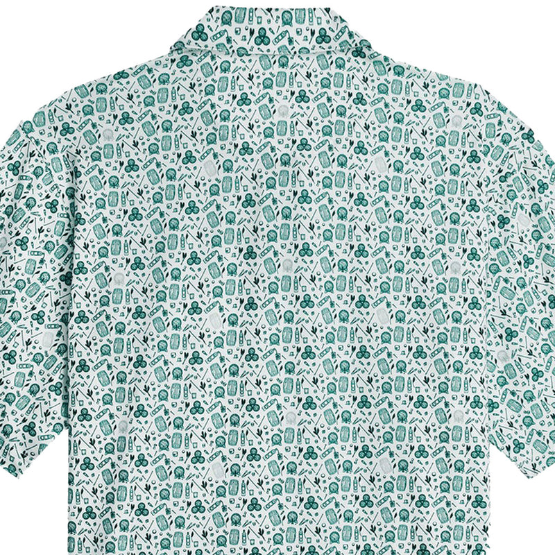 Puma MATTR Port Polo Shirt - Green Terrain/White Glow