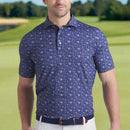 Puma MATTR Port Polo Shirt - White Glow/Deep Navy