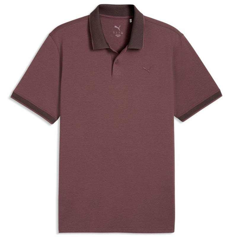 Puma Modalon Crafted Polo Shirt - Rich Cocoa/Puma Black