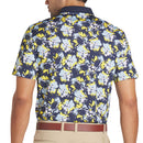 Puma Pique Borrego Polo Shirt - LC - Deep Navy/Silver Sky