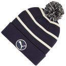 Puma Pom Beanie - Deep Navy/Alpine Snow