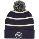 Puma Pom Beanie - Deep Navy/Alpine Snow