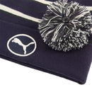 Puma Pom Beanie - Deep Navy/Alpine Snow