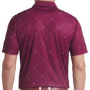 Puma Pure 2.0 Argyle Polo Shirt - Ruby Shimmer/White Glow