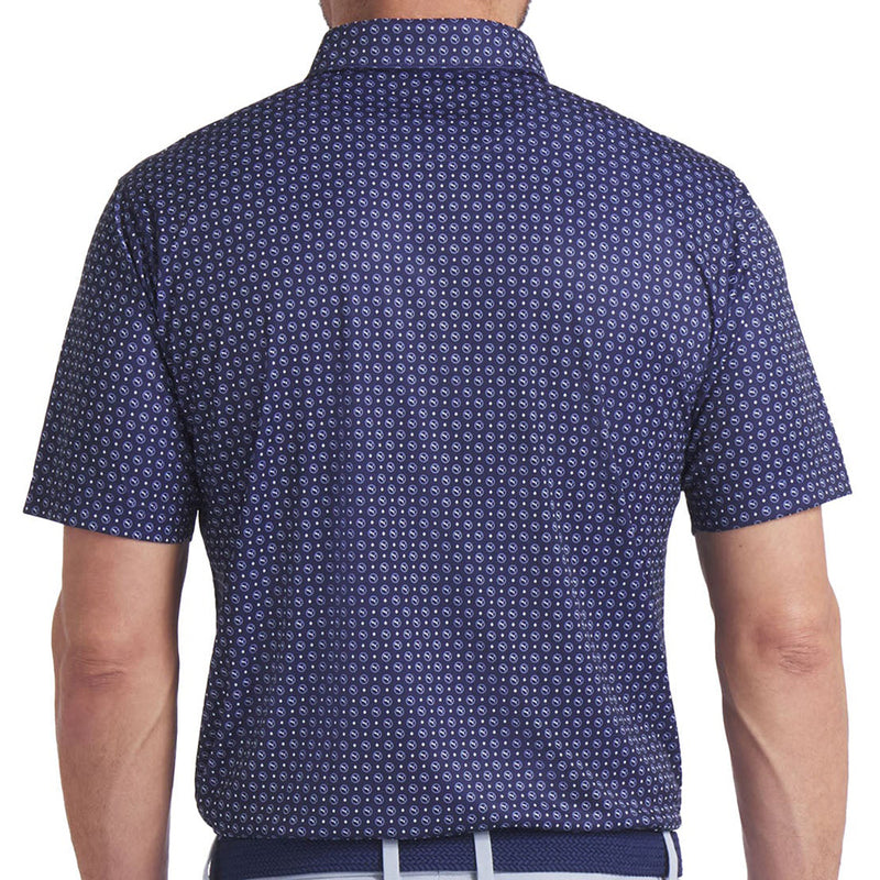 Puma Pure 2.0 Circle Cat Polo Shirt - Deep Navy/White Glow