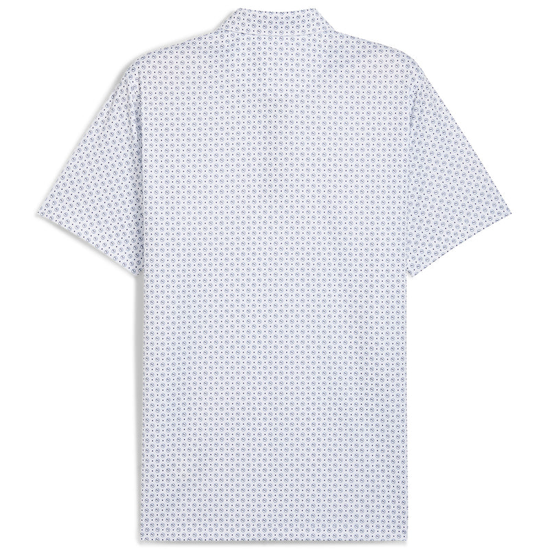 Puma Pure 2.0 Circle Cat Polo Shirt - White Glow/Deep Navy