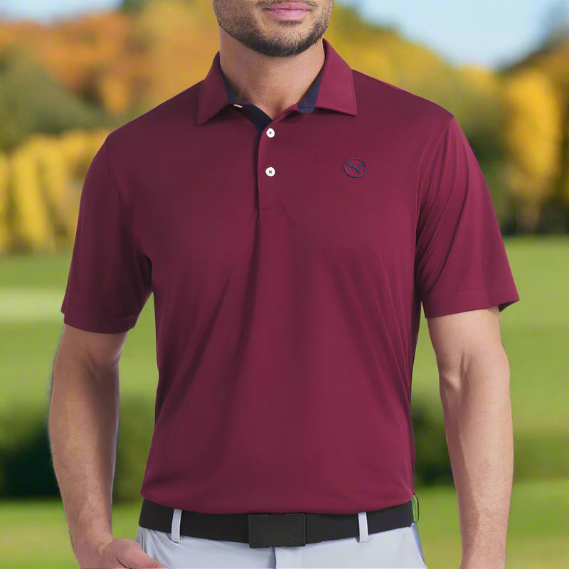 Puma Pure 2.0 Polo Shirt - Ruby Shimmer