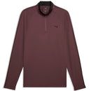 Puma Pure 3.0 1/4 Zip Pullover - Rich Cocoa/Puma Black