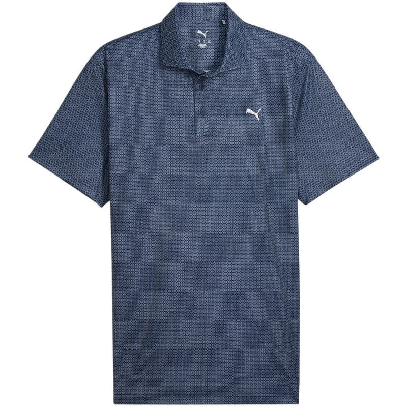 Puma Pure 3.0 Geo Polo Shirt - Deep Navy/White Glow