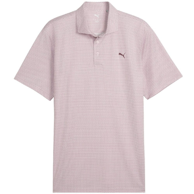 Puma Pure 3.0 Geo Polo Shirt - Powder Pink/Rich Cocoa