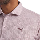 Puma Pure 3.0 Geo Polo Shirt - Powder Pink/Rich Cocoa