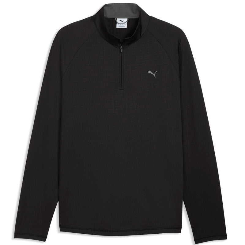 Puma Pure Grid 1/4 Zip Pullover - Puma Black