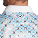 Puma Pure Monogram Polo Shirt - White Glow/Aqua Blue