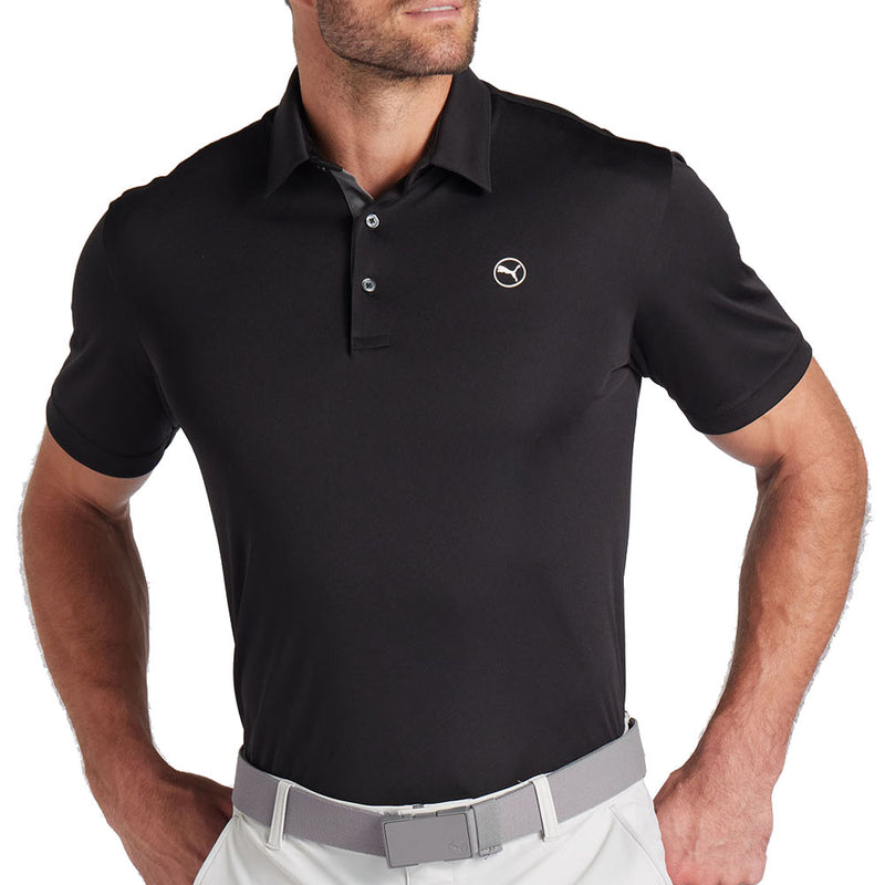 Puma Pure Solid Polo Shirt - Black