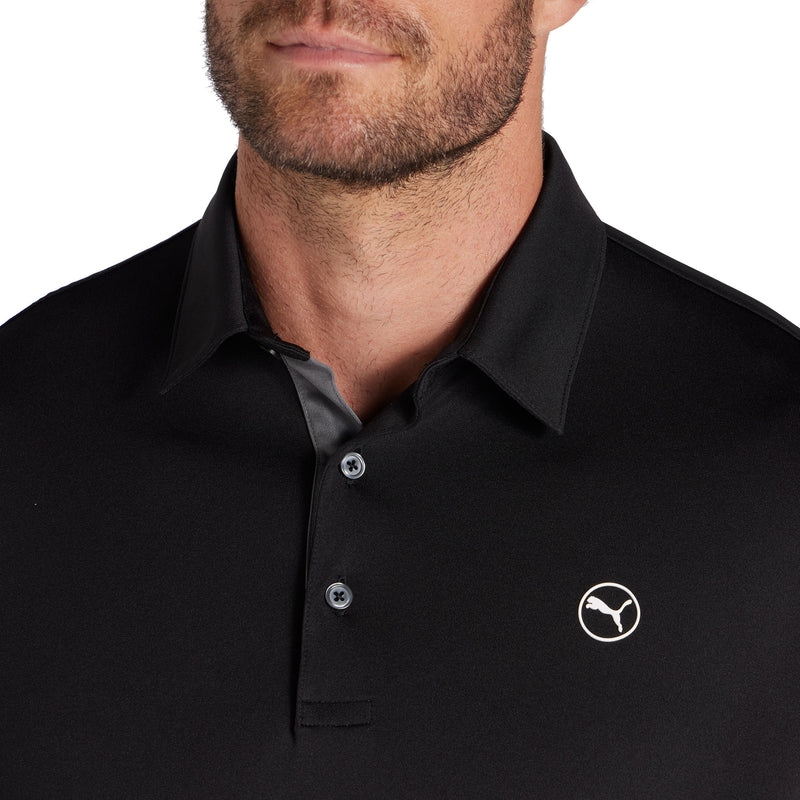 Puma Pure Solid Polo Shirt - Black