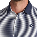 Puma Pure Stripe Polo Shirt - Deep Navy/White Glow