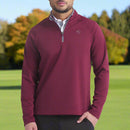 Puma Waffle Fleece 1/4 Zip Pullover - Ruby Shimmer