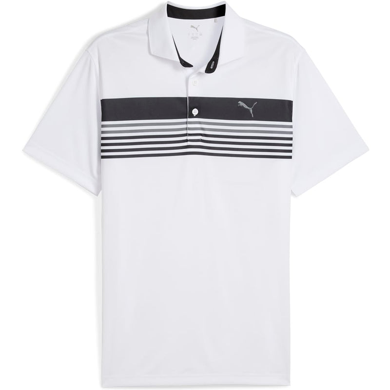 Puma West Polo Shirt - White Glow/Puma Black