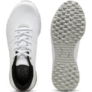 Puma Fusion Tech Spikeless Waterproof Shoes - Puma White/Glacial Grey