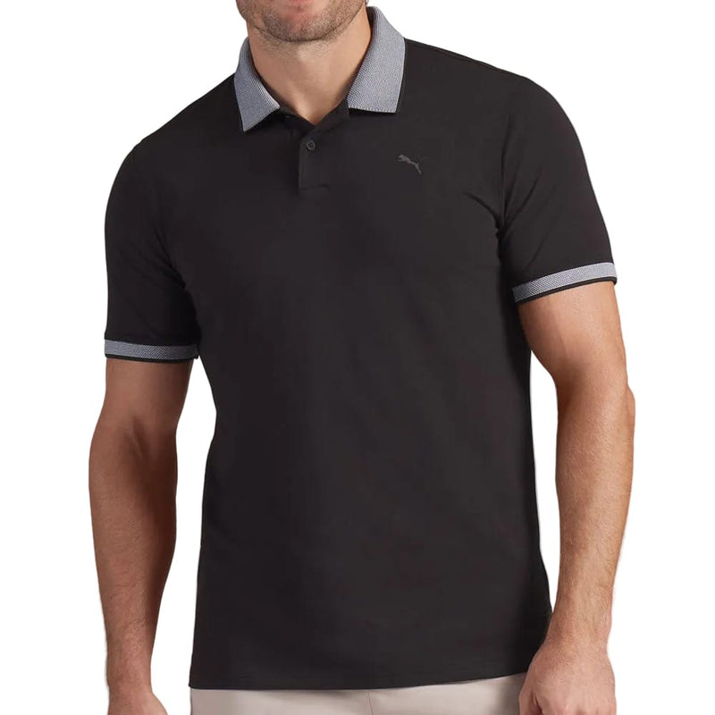 Puma Modalon Crafted Polo Shirt - Puma Black/White Glow