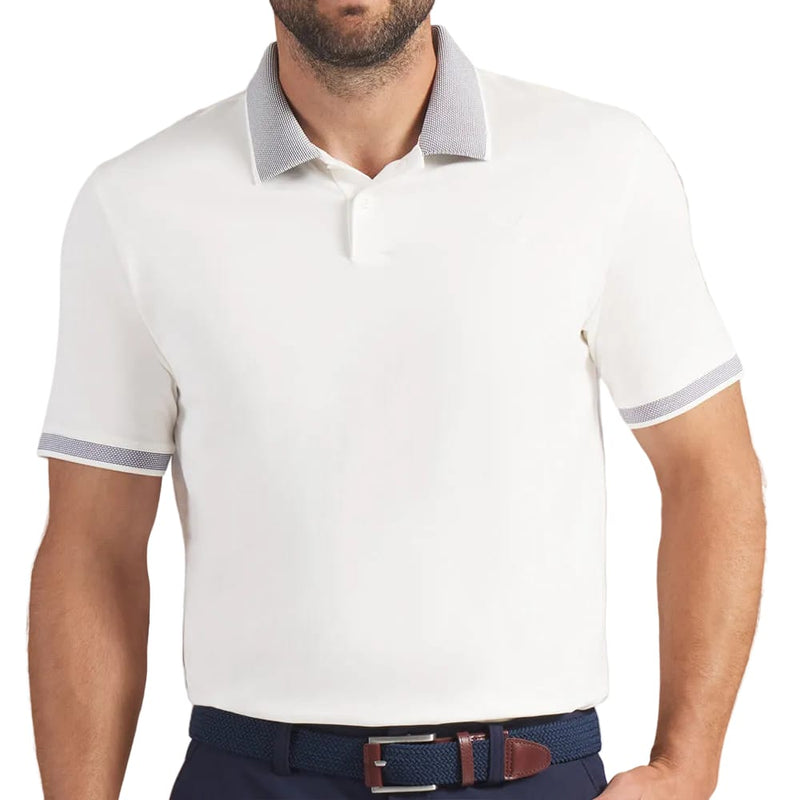 Puma Modalon Crafted Polo Shirt - Warm White/Deep Navy