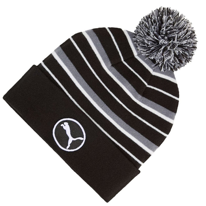 Puma Pom Beanie - Puma Black/White Glow