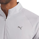 Puma Pure Grid 1/4 Zip Pullover - Platino Gray