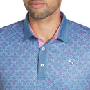 Puma Pure Monogram Polo Shirt - Blue Horizon/Mauved Out