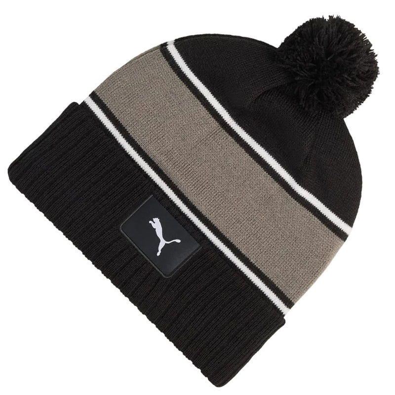 Puma Sport Pom Pom Beanie - Puma Black/Shady Gray