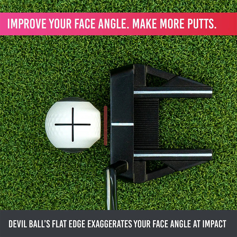 PuttOUT Devil Ball - White/Grey