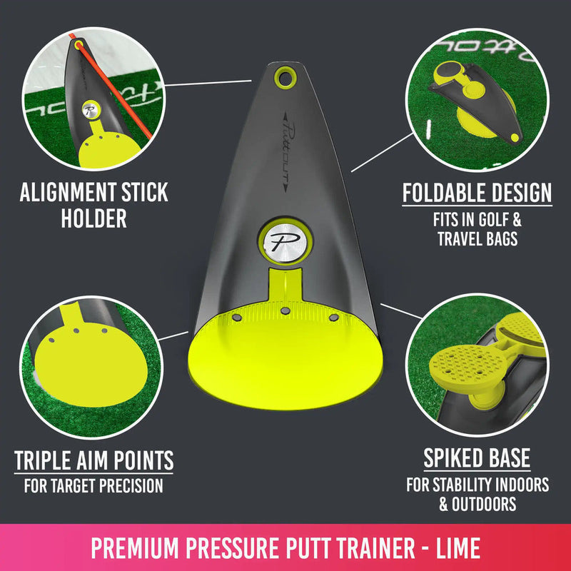 PuttOUT Premium Pressure Trainer - Lime