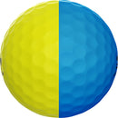 Q-STAR Tour Divide Golf Balls  - Yellow/Blue - 12 Pack
