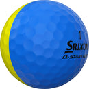 Q-STAR Tour Divide Golf Balls  - Yellow/Blue - 12 Pack